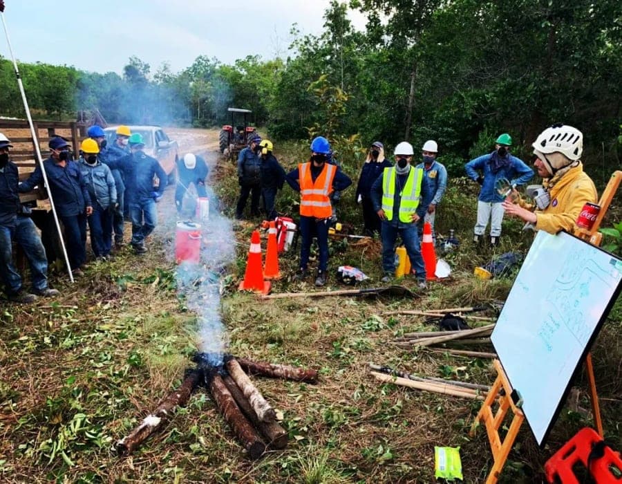 Operaciones de rescate y seguridad industrial